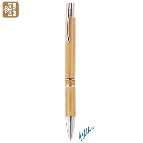 Caneta Automatica Bambu — Brindes1001