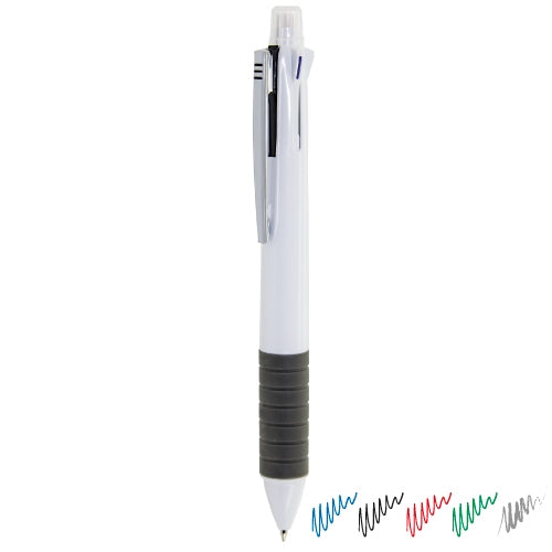 Caneta 4 Cores com Portaminas — Brindes1001