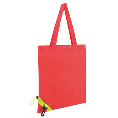 Bolsa Dobrável Forma Morango — detalhe