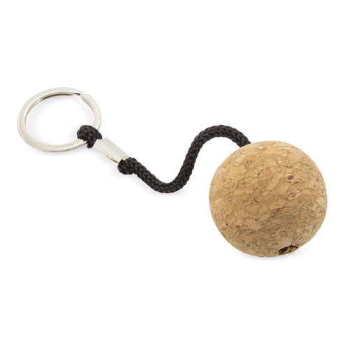 Porta-chaves Cortiça com Bola Tridimensional "laupin — detalhe