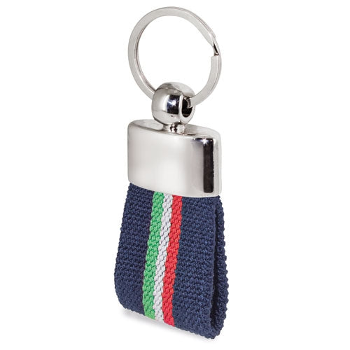 Porta-chaves Cinto Bandeira Italia Branco "derex — detalhe