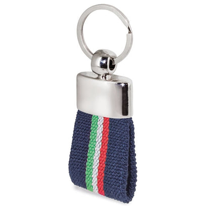 Porta-chaves Cinto Bandeira Italia Branco "derex — detalhe