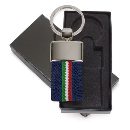 Porta-chaves Cinto Bandeira Italia Branco "derex