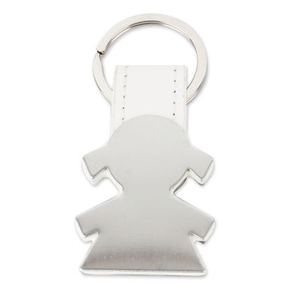 Porta-chaves Metalico Forma Menina "nasca — Brindes1001