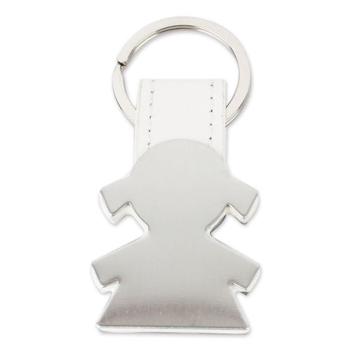 Porta-chaves Metalico Forma Menina "nasca — Brindes1001
