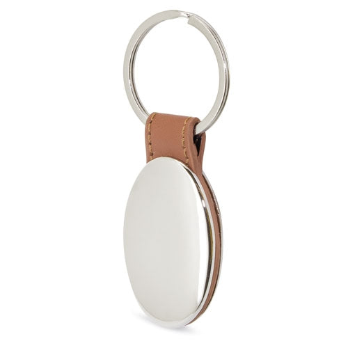 Portachaves Oval Metálico — Brindes1001