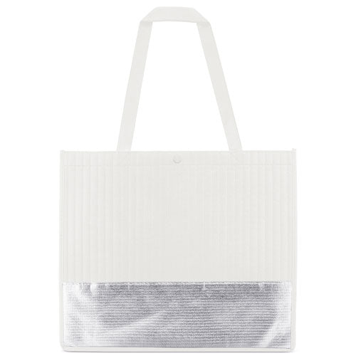 Bolsa “lafayette” Branco/prata — detalhe