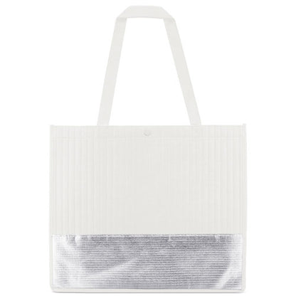 Bolsa “lafayette” Branco/prata — detalhe