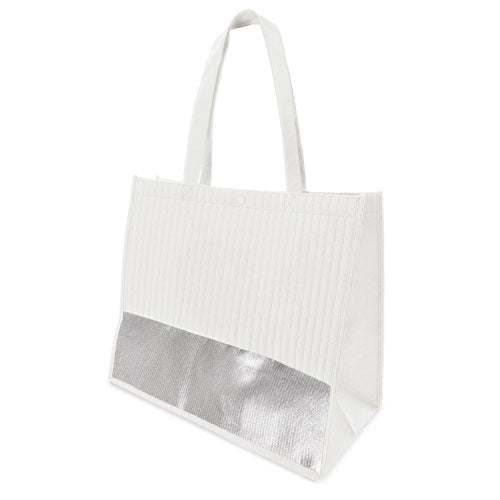 Bolsa “lafayette” Branco/prata — Brindes1001