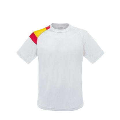 T-shirt Bandeira em Ombro D&f 12-14 "galdana — detalhe