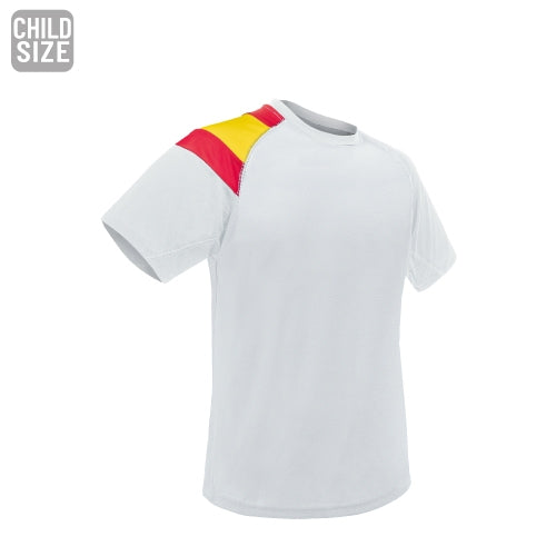 T-shirt Bandeira em Ombro D&f 12-14 "galdana — Brindes1001
