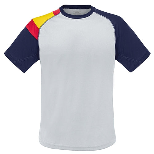 T-shirt Bandeira em Ombro D&f — detalhe