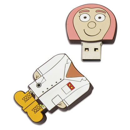 Memória USB Doutora 32GB em PVC | Presente Original para Médicos e Saúde