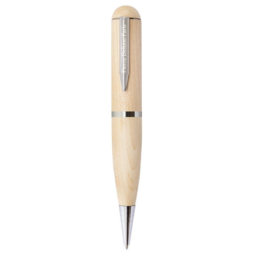 Caneta Usb Madeira 32gb Pierre Delone "forest — detalhe