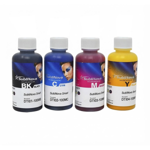 Tinta Sublimação InkTec SubliNova Smart CMYK - Pack 4x100ml + Perfil ICC